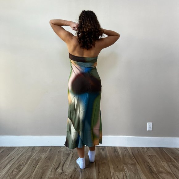 Reformation Joana Dress | Blur 🎉 SALE 🎀 NEW - Picture 5 of 10